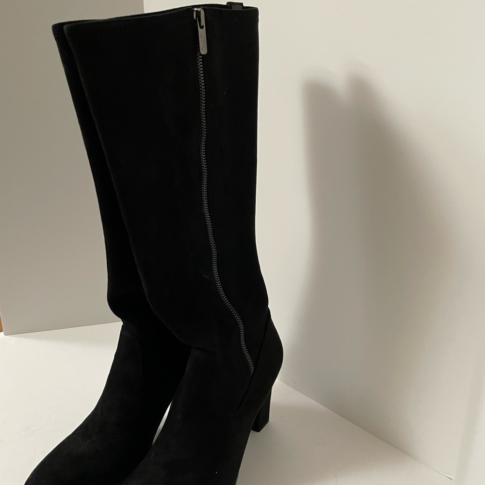 AK Sport, Black knee-high heel boots - Picture 8 of 11